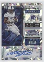 RPS College Ticket Variation A - Anthony Miller (White Jersey, Both Hands on Ba…