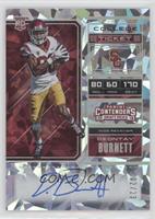 RPS College Ticket Variation A - Deontay Burnett (Red Jersey, Ball in Right Arm…