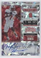 RPS College Ticket Variation A - Nyheim Hines (White Jersey, Ball in Right Arm)…