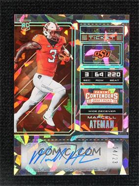 2018 Panini Contenders Draft Picks - [Base] - Cracked Ice Ticket #148 - College Ticket - Marcell Ateman /23
