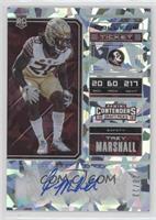 College Ticket - Trey Marshall #/23