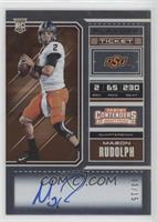 RPS College Ticket Variation B - Mason Rudolph #/15