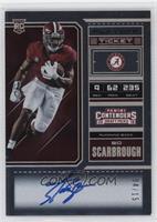 RPS College Ticket Variation B - Bo Scarbrough (Red Jersey, Ball Tucked Against…