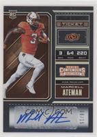 College Ticket - Marcell Ateman [EX to NM] #/15