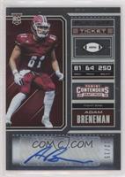 College Ticket - Adam Breneman #/15