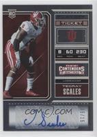 College Ticket - Tegray Scales #/15