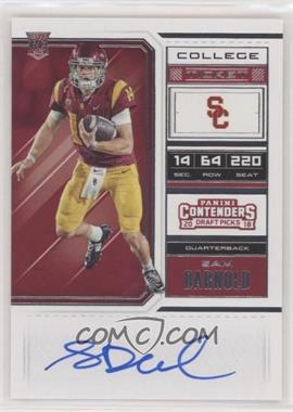 2018 Panini Contenders Draft Picks - [Base] #101.2 - RPS College Ticket Variation A - Sam Darnold (Ball Tucked in Left Arm)