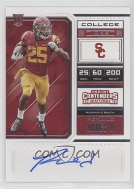 2018 Panini Contenders Draft Picks - [Base] #113.1 - RPS College Ticket - Ronald Jones II (Red Jersey, Ball Tucked in Right Arm)