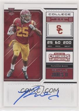 2018 Panini Contenders Draft Picks - [Base] #113.1 - RPS College Ticket - Ronald Jones II (Red Jersey, Ball Tucked in Right Arm)