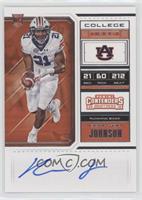 RPS College Ticket - Kerryon Johnson (Ball in Right Hand, Facing Forward)
