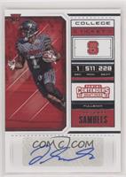 College Ticket Variation B - Jaylen Samuels (Dark Jersey)