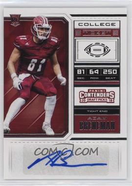 2018 Panini Contenders Draft Picks - [Base] #208 - College Ticket - Adam Breneman