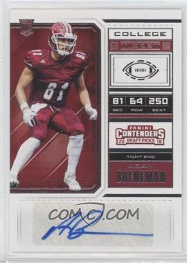 2018 Panini Contenders Draft Picks - [Base] #208 - College Ticket - Adam Breneman