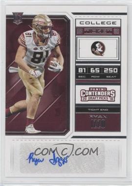 2018 Panini Contenders Draft Picks - [Base] #209 - College Ticket - Ryan Izzo