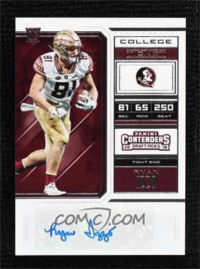 2018 Panini Contenders Draft Picks - [Base] #209 - College Ticket - Ryan Izzo