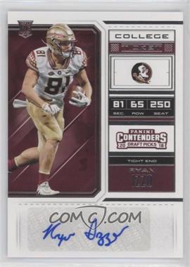 2018 Panini Contenders Draft Picks - [Base] #209 - College Ticket - Ryan Izzo