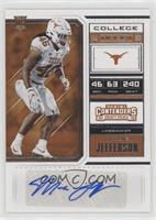 College Ticket - Malik Jefferson