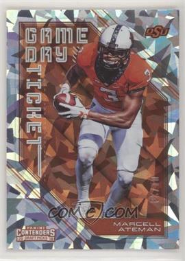 2018 Panini Contenders Draft Picks - Game Day Tickets - Cracked Ice Ticket #39 - Marcell Ateman /23