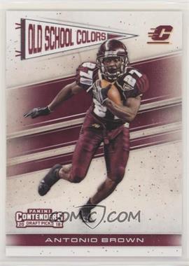 2018 Panini Contenders Draft Picks - Old School Colors #2 - Antonio Brown