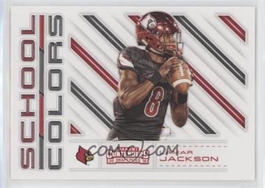 2018 Panini Contenders Draft Picks - School Colors #4 - Lamar Jackson