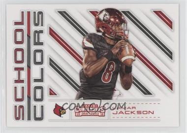 2018 Panini Contenders Draft Picks - School Colors #4 - Lamar Jackson