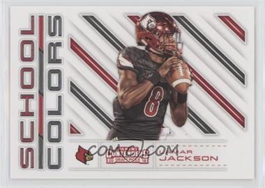 2018 Panini Contenders Draft Picks - School Colors #4 - Lamar Jackson