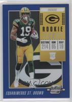 Rookie Ticket - Equanimeous St. Brown #/99