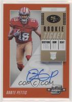 Rookie Ticket RPS Autographs - Dante Pettis #/49