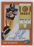 Rookie Ticket RPS Autographs - James Washington #/49