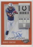 Rookie Ticket RPS Autographs - Daurice Fountain #/49