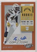 Rookie Ticket Autographs - Kyzir White #/49