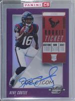 Rookie Ticket RPS Autographs - Keke Coutee [Uncirculated] #/99