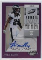 Rookie Ticket Autographs - Avonte Maddox #/99