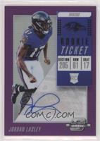 Rookie Ticket Autographs - Jordan Lasley #/99