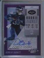 Rookie Ticket Autographs - Deontay Burnett #/99