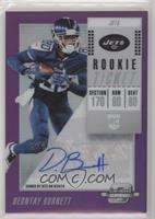 Rookie Ticket Autographs - Deontay Burnett [EX to NM] #/99