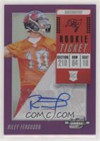 Rookie Ticket Autographs - Riley Ferguson [EX to NM] #/99