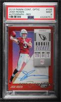 Rookie Ticket RPS Autographs - Josh Rosen [PSA 9 MINT] #/99