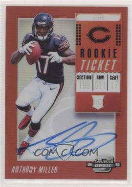 2018 Panini Contenders Optic - [Base] - Red #120 - Rookie Ticket RPS Autographs - Anthony Miller /199 [Noted]