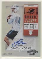 Rookie Ticket Autographs - Luke Falk