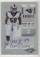 Rookie Ticket Autographs - Micah Kiser