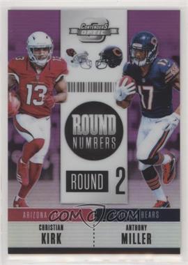 2018 Panini Contenders Optic - Round Numbers - Purple #RNA-KM - Christian Kirk, Anthony Miller /99