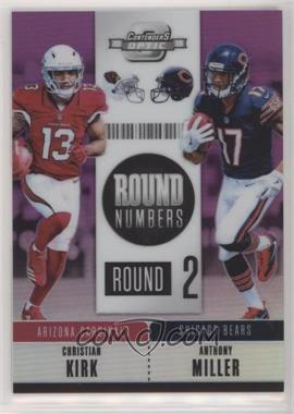 2018 Panini Contenders Optic - Round Numbers - Purple #RNA-KM - Christian Kirk, Anthony Miller /99