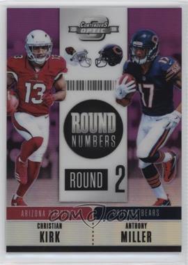 2018 Panini Contenders Optic - Round Numbers - Purple #RNA-KM - Christian Kirk, Anthony Miller /99