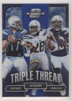 Philip Rivers, Melvin Gordon, Keenan Allen #/25