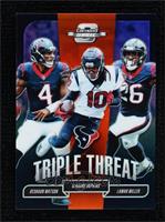 Deshaun Watson, DeAndre Hopkins, Lamar Miller #/49