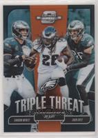 Carson Wentz, Jay Ajayi, Zach Ertz #/49