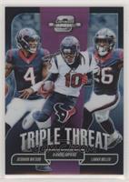 Deshaun Watson, DeAndre Hopkins, Lamar Miller #/99