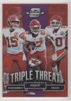 Patrick Mahomes II, Kareem Hunt, Tyreek Hill #/99