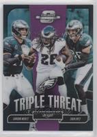 Carson Wentz, Jay Ajayi, Zach Ertz #/99